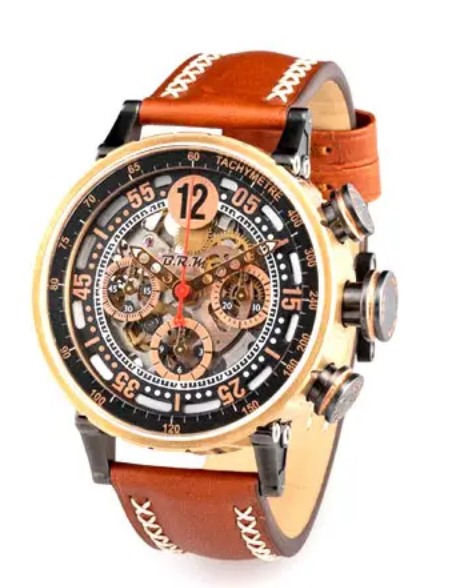 Review BRM GT12 watches for sale B.R.M GT12-44-5-BR-SQ-TACHY5N